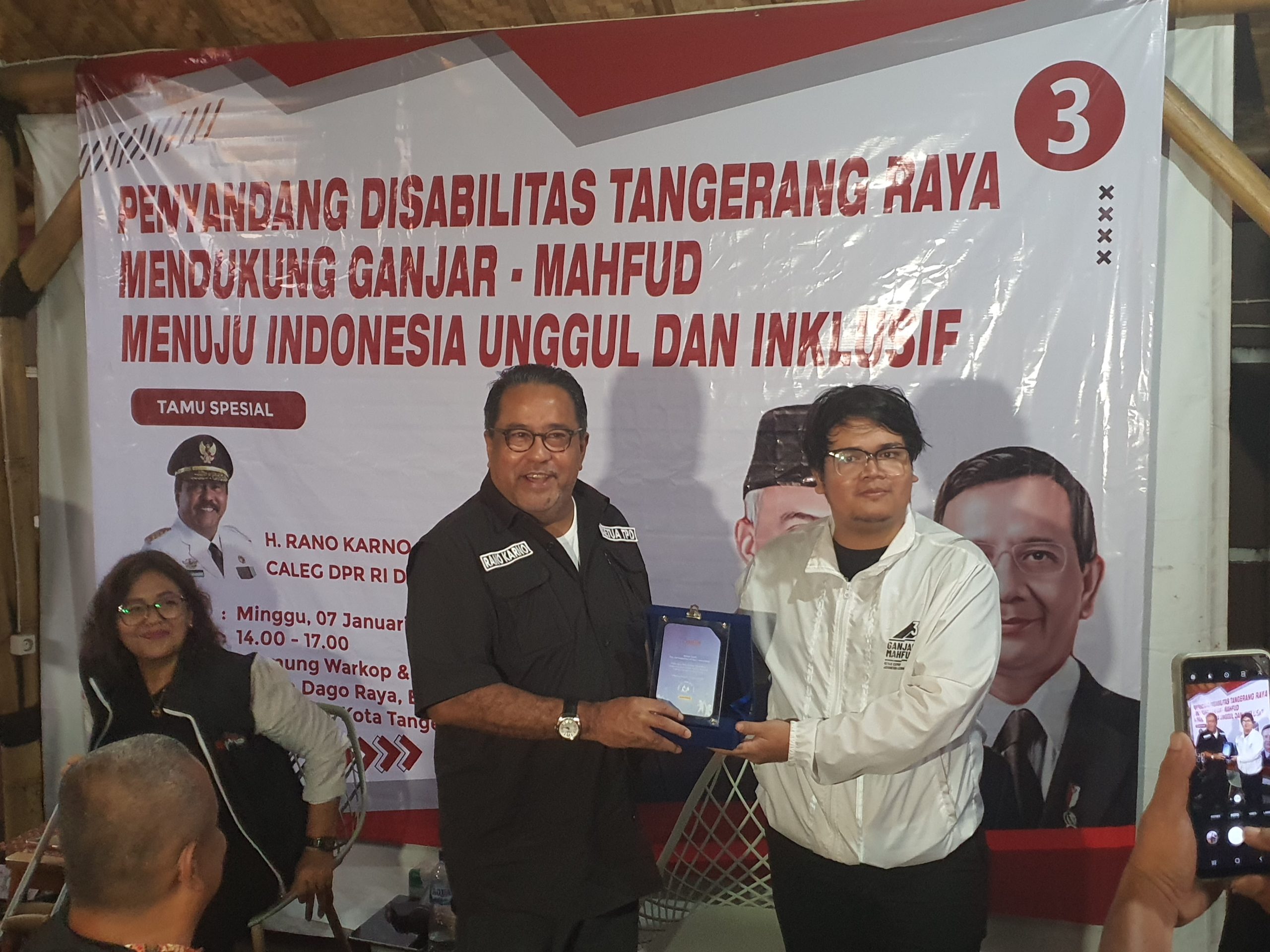 Pasangan Difabel di Tangsel Optimis Duet Ganjar-Mahfud Bisa Beri Kesetaraan