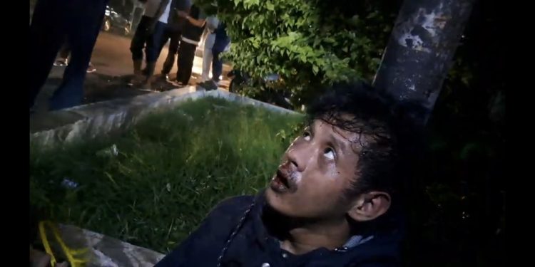 Pencuri Tabung Gas Jadi Bulan-bulanan Warga di Tangsel