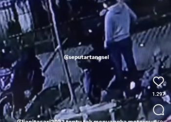 Viral Pencuri Leluasa Gasak Motor di RSU Tangsel, Netizen Sentil Ormas Pengelola Parkir