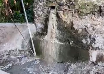 Tandon Nusaloka Ciater Tangsel Tercemar Limbah Buang Industri Beton