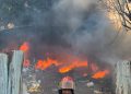 Gegara Korsleting Listrik, Lapak Barang Bekas Ludes Terbakar di Tangsel
