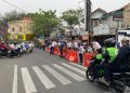 Macet Parah Tiap Hari, Persimpangan Serua Ciputat Dipasang Barrier&Kerucut