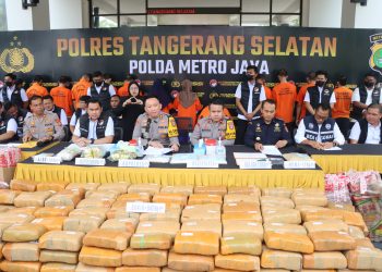 Jaringan Narkoba Lintas Pulau dan Negara Dibongkar Polres Tangsel, 15 Pelaku Diringkus