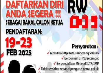 Polemik Pemilihan RW di Serua Indah Tangsel, 1 Suara RT Dihargai hingga Rp20 Juta !
