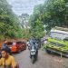 Gara-gara Gagal Nanjak, Truk Fuso Melintang Picu Lalin Tersendat di Pamulang