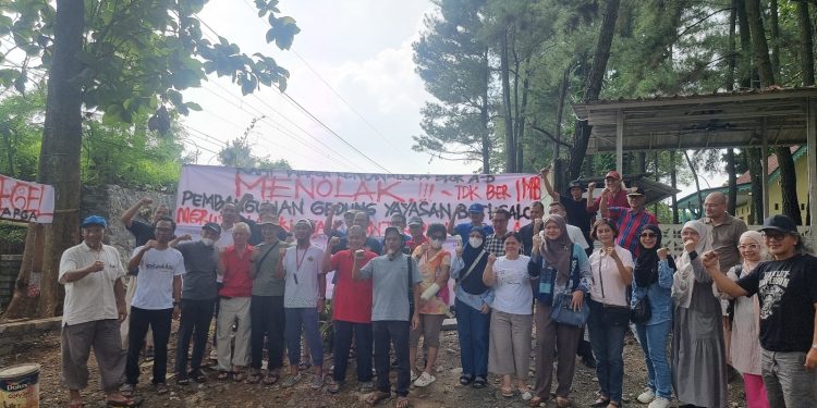 Komplek Elit Kencana Loka BSD Terdampak Banjir, Penghuni Geram Blokade Proyek Yayasan