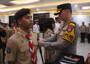Lantik Saka Bhayangkara dan PKS, Kapolres Tangsel : Jadilah Duta CETAR dan Pelopor Ketertiban
