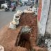 Semrawut Galian Pipa Air di Jalan Merpati Ciputat, Aspal Dijebol dan Tanah Menumpuk