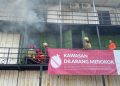Gudang RS Eka Hospital Serpong Terbakar, Asap Putih Mengepul Tinggi