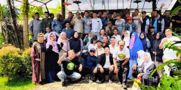 Sambung Silaturahmi, Alumni Toto Serpong Gelar Halal Bihalal di Gerai Lengkong