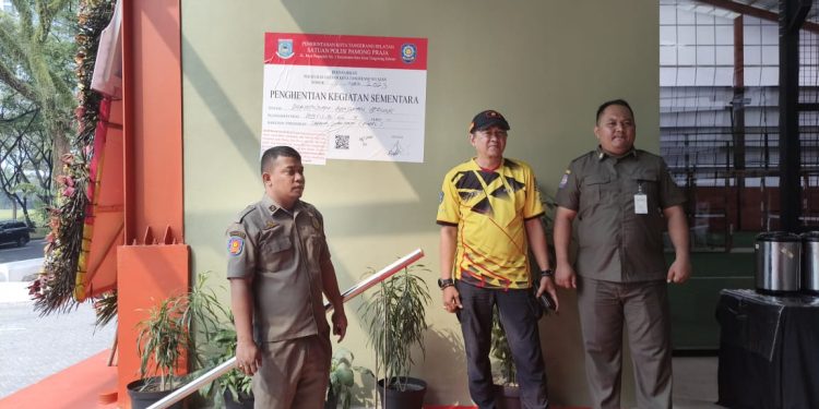 Baru Grand Opening, Swash Padel di Lahan BSD Tangsel Disegel Satpol PP