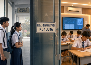 Siswa Miskin Gigit Jari, Kelas Bina Prestasi SMPN 3 Tangsel Bertarif Rp4 Juta !