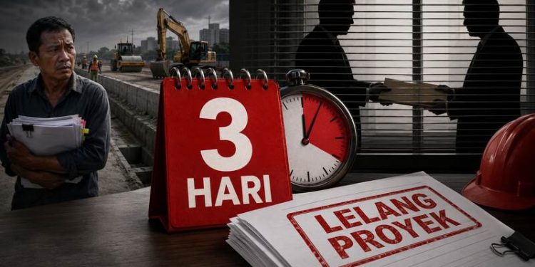 Kontraktor Titipan Kuasai Proyek Dinas PUPR Kota Tangerang, Lelang Kilat Jadi Sorotan