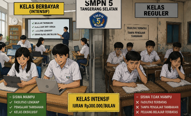 Polemik Kelas Intensif SMPN 5 Tangsel, Kepsek Akui Tarik Iuran Tiap Siswa Rp300 Ribu