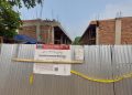 Cuekin Segel Pol PP, Begini Aktivitas Pekerja Proyek Kos-Kosan di Ciater Serpong