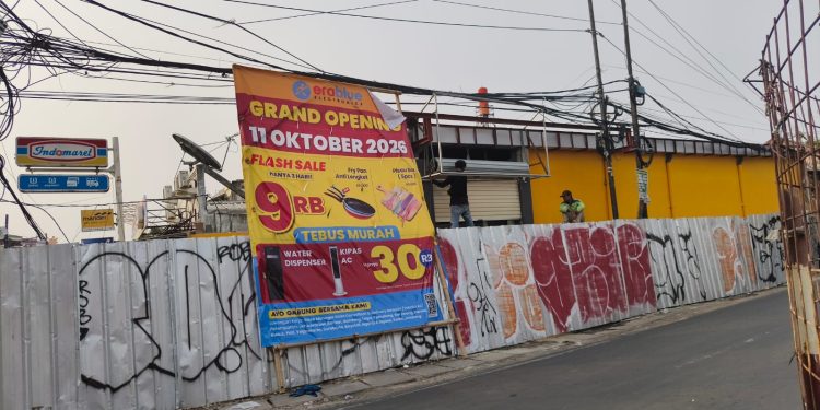 Belum Kantongi PBG, Proyek Era Blue Pondok Kacang Tangsel Nekat Siapkan Grand Opening